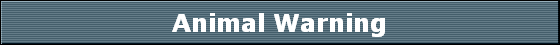 Animal Warning