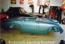 Bodywork painting finished!